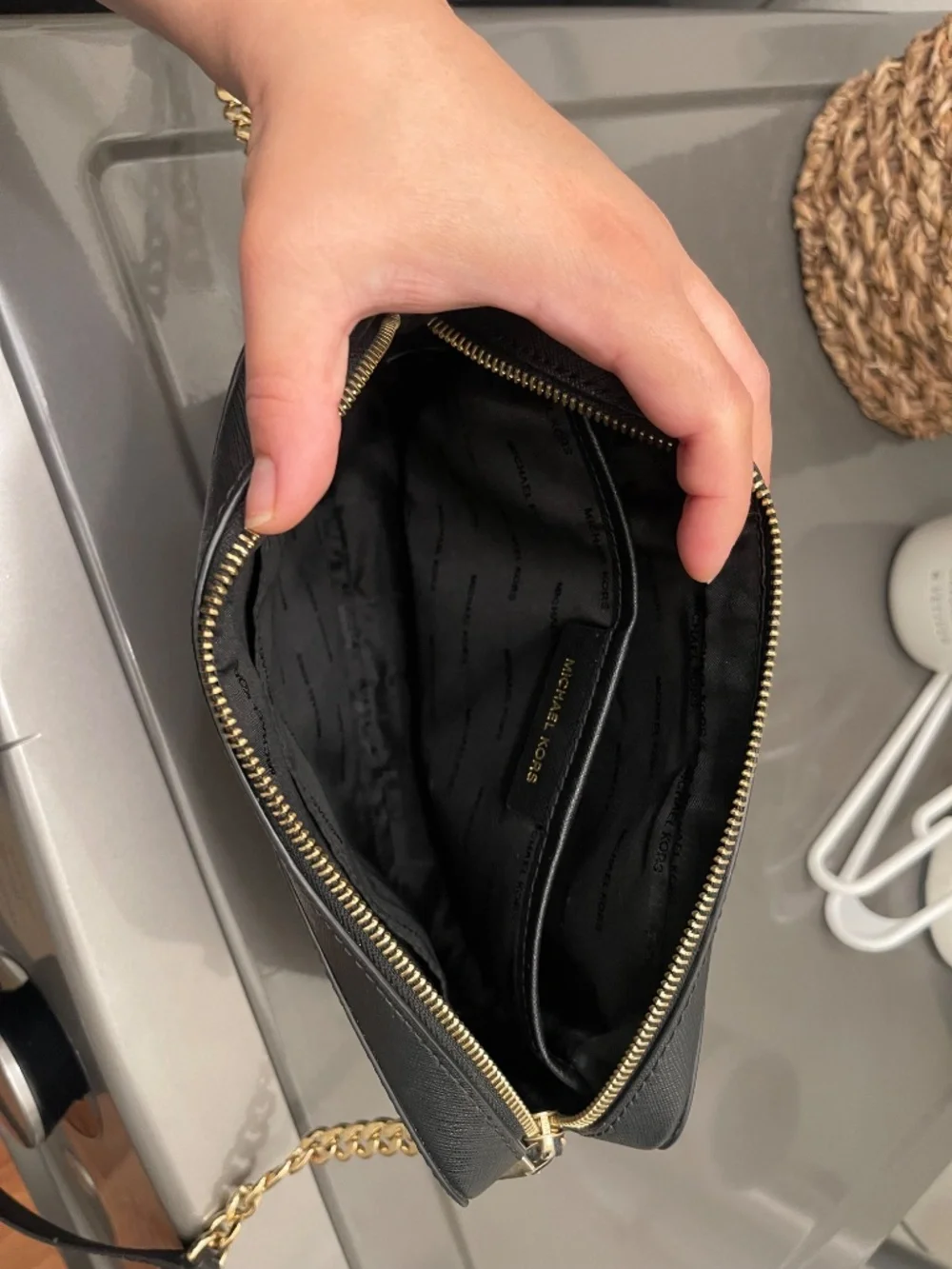 Michael Kors Black Crossbody Purse Bag